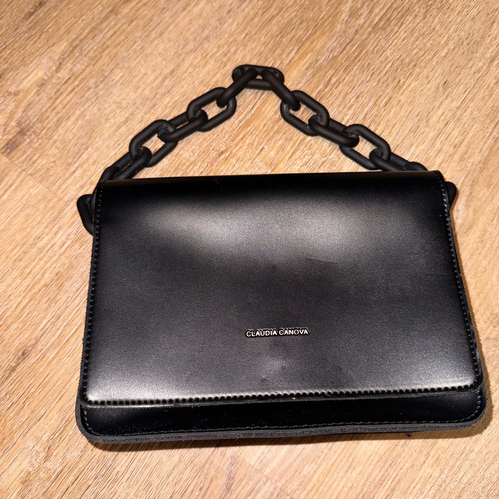 Black Chain-Handle  Bag